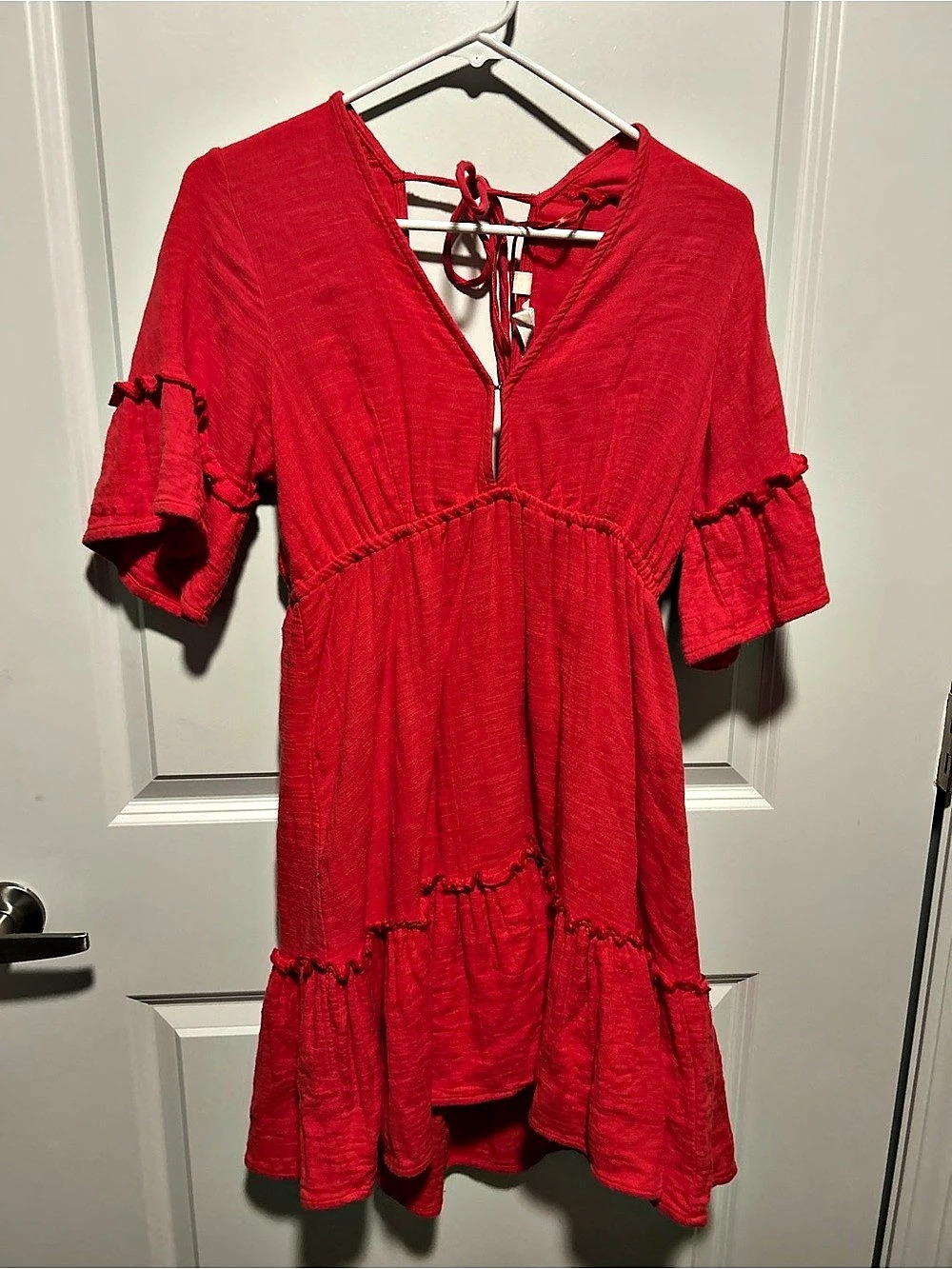 Billabong Lover'Small Wish Dress Red Mini Dress Size Small